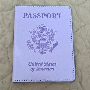 Lavender Passport Holder